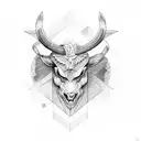 minotaur tattoo design idea