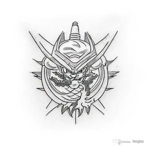  dragon ball tattoo design idea