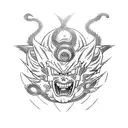  dragon ball tattoo design idea