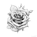 roses on vine covering a brick wall tattoo design idea
