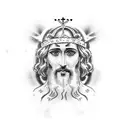 jesus , Marie, saint  tattoo design idea