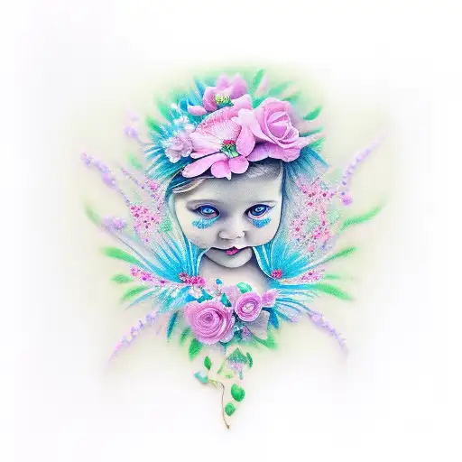 lilly birthdate 1.21.22 flower daughter tattoo design idea