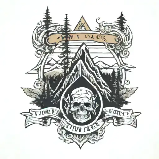 twin peaks tattoo design idea