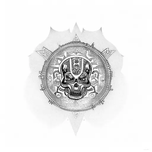 azteca tattoo design idea