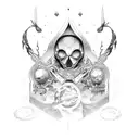 Per Aspera Ad Astra tattoo design idea