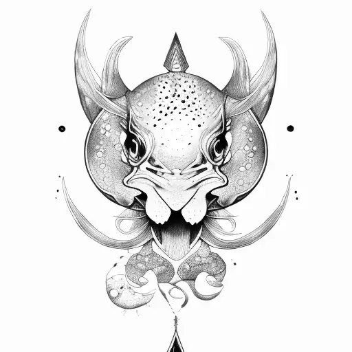 fisch tattoo design idea