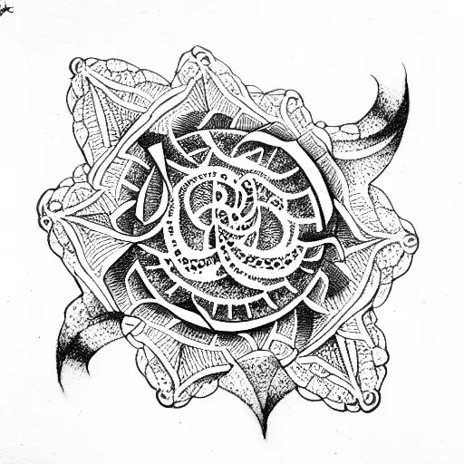 oregano tattoo design idea