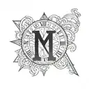 1979 roman numerals tattoo design idea