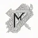 1979 roman numerals tattoo design idea