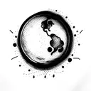 Full Moon tattoo design idea