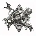 homelander blood hatred grief sorrow tattoo design idea