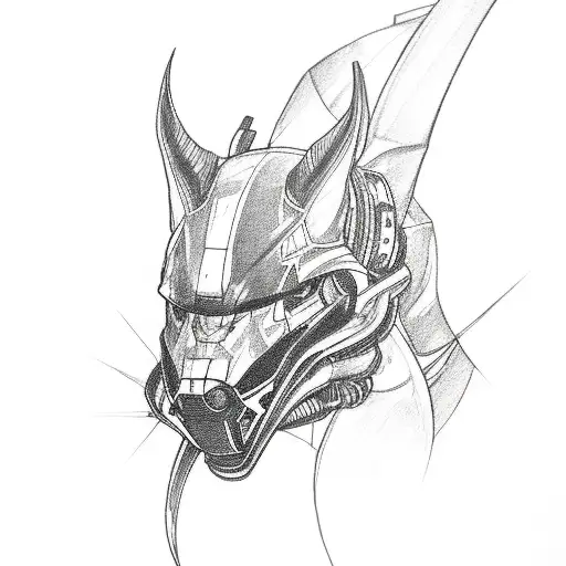 Create a detailed black-grey tattoo of a Honda NSX speeding through a cityscape tattoo design idea