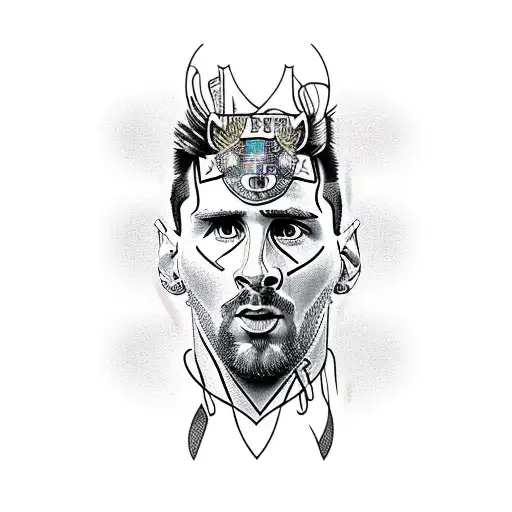 Messi  tattoo design idea