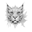 western leather tattoo design idea