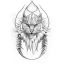 western leather tattoo design idea