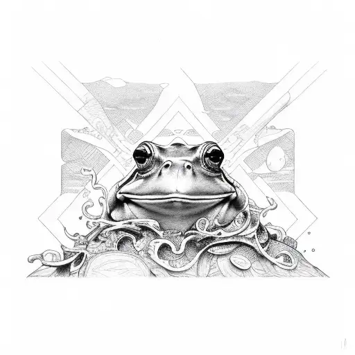 Loveland frogman tattoo design idea