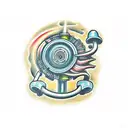 turbos y motores de autos tattoo design idea