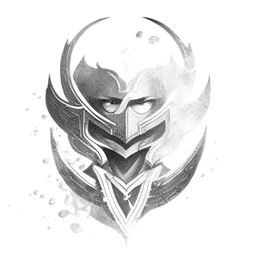 katarina League of Legends tattoo design idea