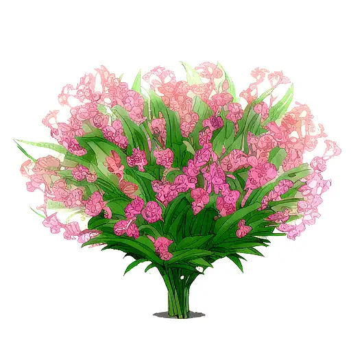 ramo de orquideas tattoo design idea