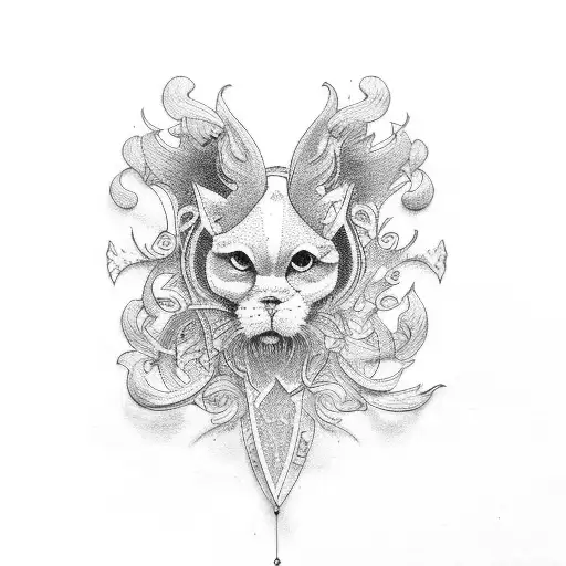 old school scale tattoo design idea