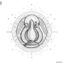 old school scale tattoo design idea