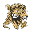 Simba tattoo design idea