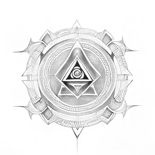 Valknut Symbol tattoo design idea