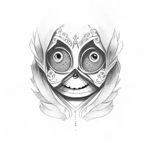 key from coraline tattoo design idea