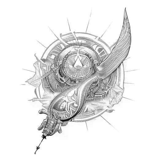 seagul delta tattoo design idea