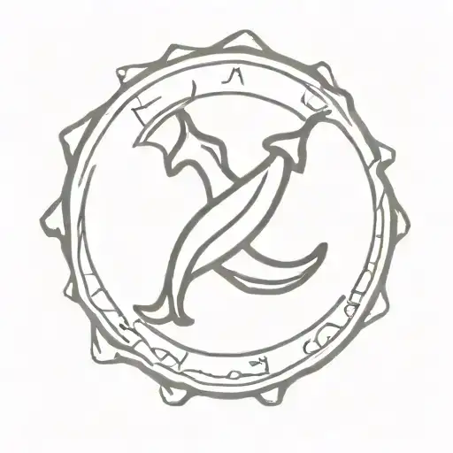  red hot chili peppers logo tattoo design idea