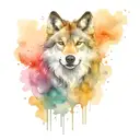 wolf tattoo design idea