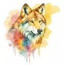 wolf tattoo design idea