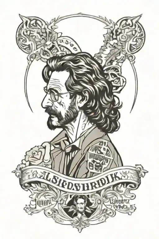 movie, Lebowski, oz tattoo design idea