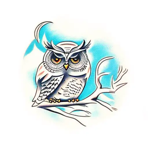 evil owl tattoo | Rockabelle Bombshell
