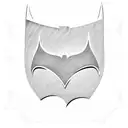  Batman emblem  with the letters "JIP" tattoo design idea