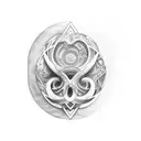 Markus name negative shading  tattoo design idea