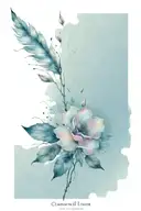 memorial for grandfather tattoo design idea