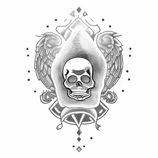 A blackwork tattoo of a Mexican skull playing a guitar with a beer bottle as its body, symbolizing the love for music and Mexican culture. tattoo design idea