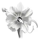 Morning glory, daffodil, carnation, snowdrop, marigold, cosmos tattoo design idea