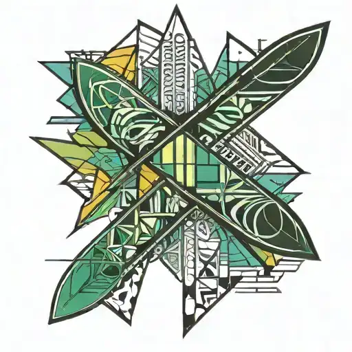 wisconsin, green bay and kayak  tattoo design idea
