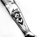 Meliodas tattoo design idea
