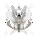 make a ancient egytian like design but put a early 2000's look to it tattoo design idea