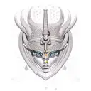 make a ancient egytian like design but put a early 2000's look to it tattoo design idea