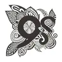 The bible verse Job 28:18  tattoo design idea