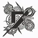 The bible verse Job 28:18  tattoo design idea