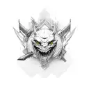 weapon tattoo design idea