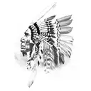 Native american totem pole tattoo design idea