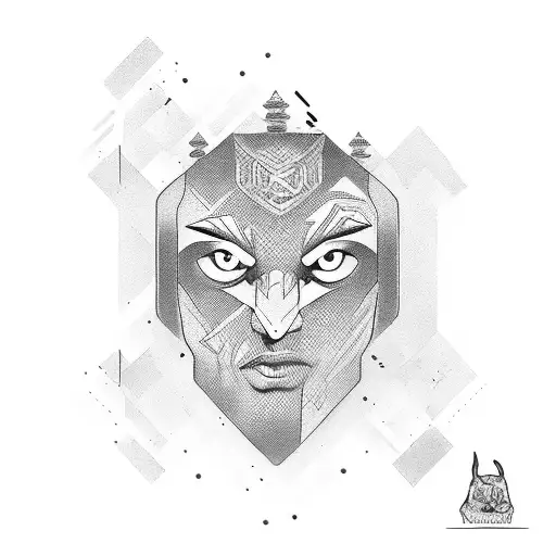 Jake Paul vs ksi  tattoo design idea