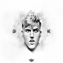 Jake Paul vs ksi  tattoo design idea