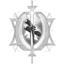 jesus and a cross with light rays coming out of it tattoo design idea